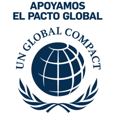 Somos socio signatory del Pacto Mundial de las Naciones Unidas