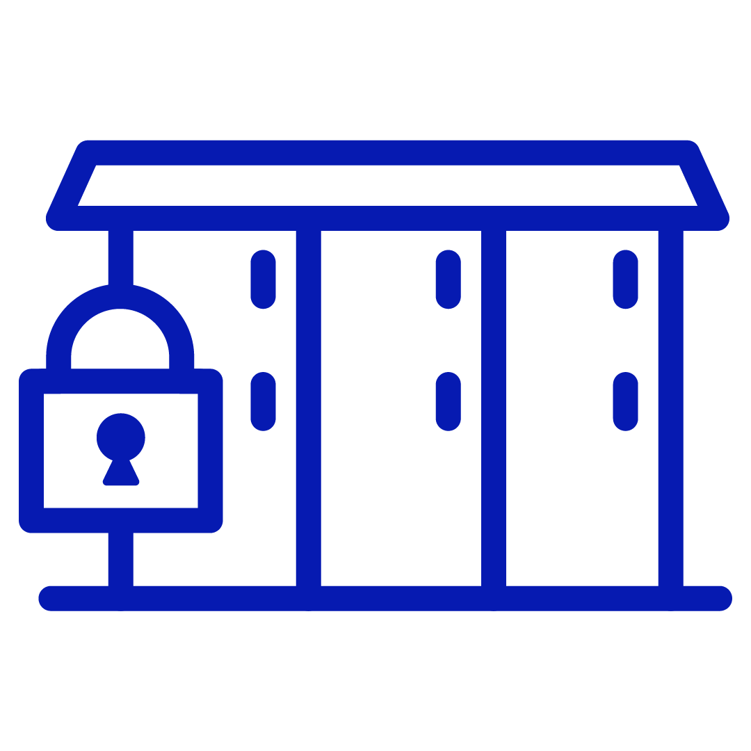 Ikoni kuvastaa pakettiautomaattia