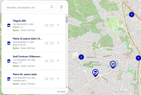 Interaktivna karta GLS lokacija