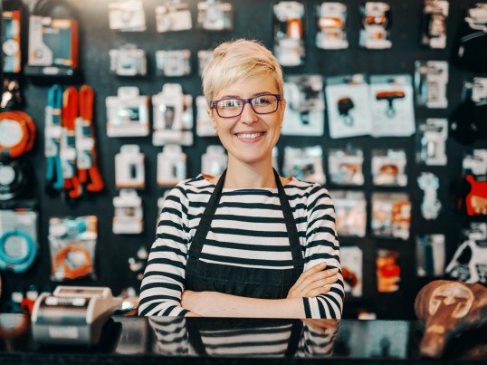 proprietaria di negozio