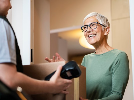 pacco ritirato in sede