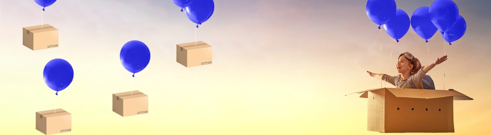 Različne osebe, ki imajo za poslati paket