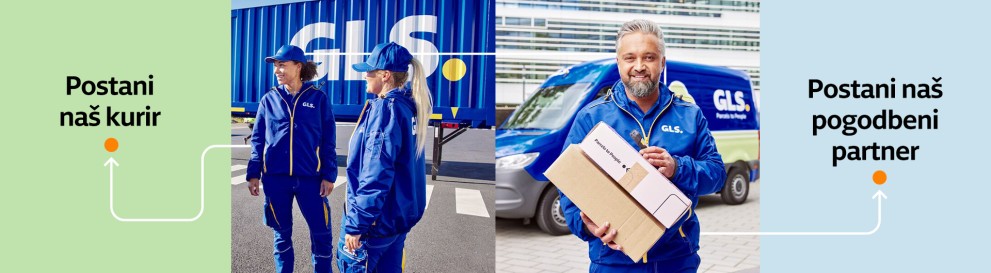 GLS kurir in sodelavci