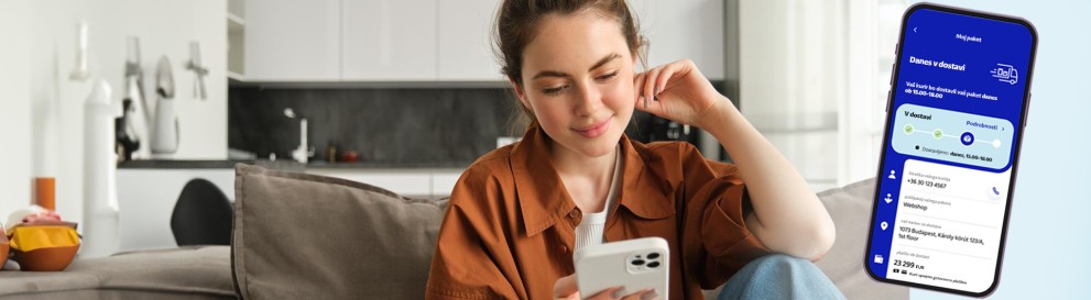 Dekle presenečeno nad GLS aplikacijo